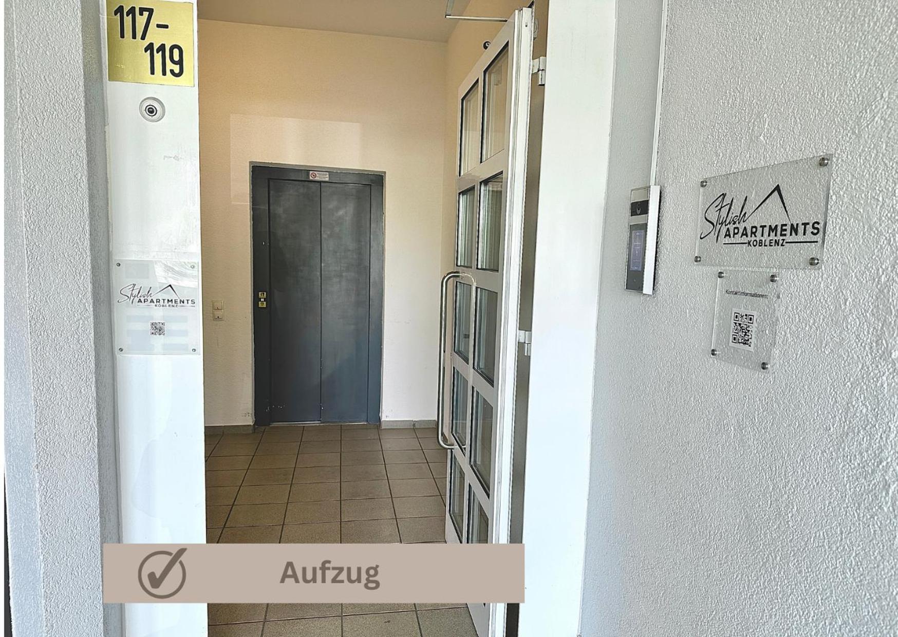 Special Apartment - Stadtnah, Balkon, Parkplatz, E-Ladestation, Gitterbox Fuer Fahrraeder, Fitnessstudio Koblenz  Bagian luar foto